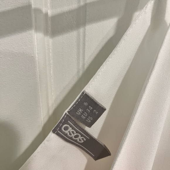 ASOS White Double Layer Cami - size 2 - Picture 2 of 3